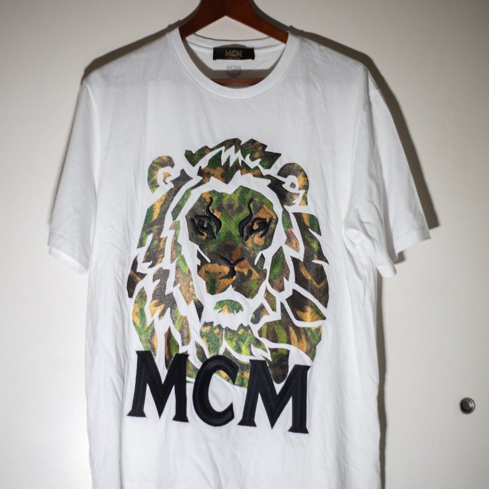 MCM Lion motif Tee